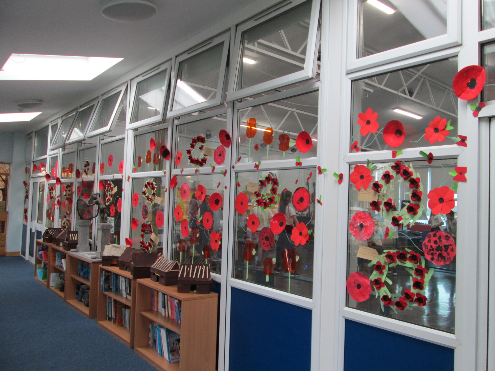 Remembrance Day poppies
