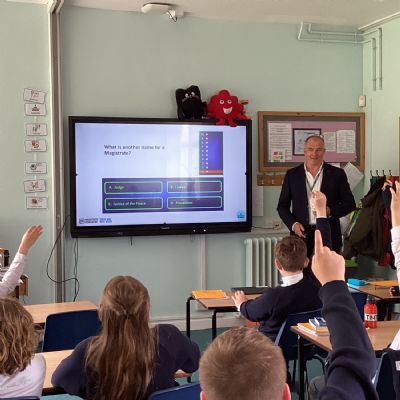Visit from a local magistrate
